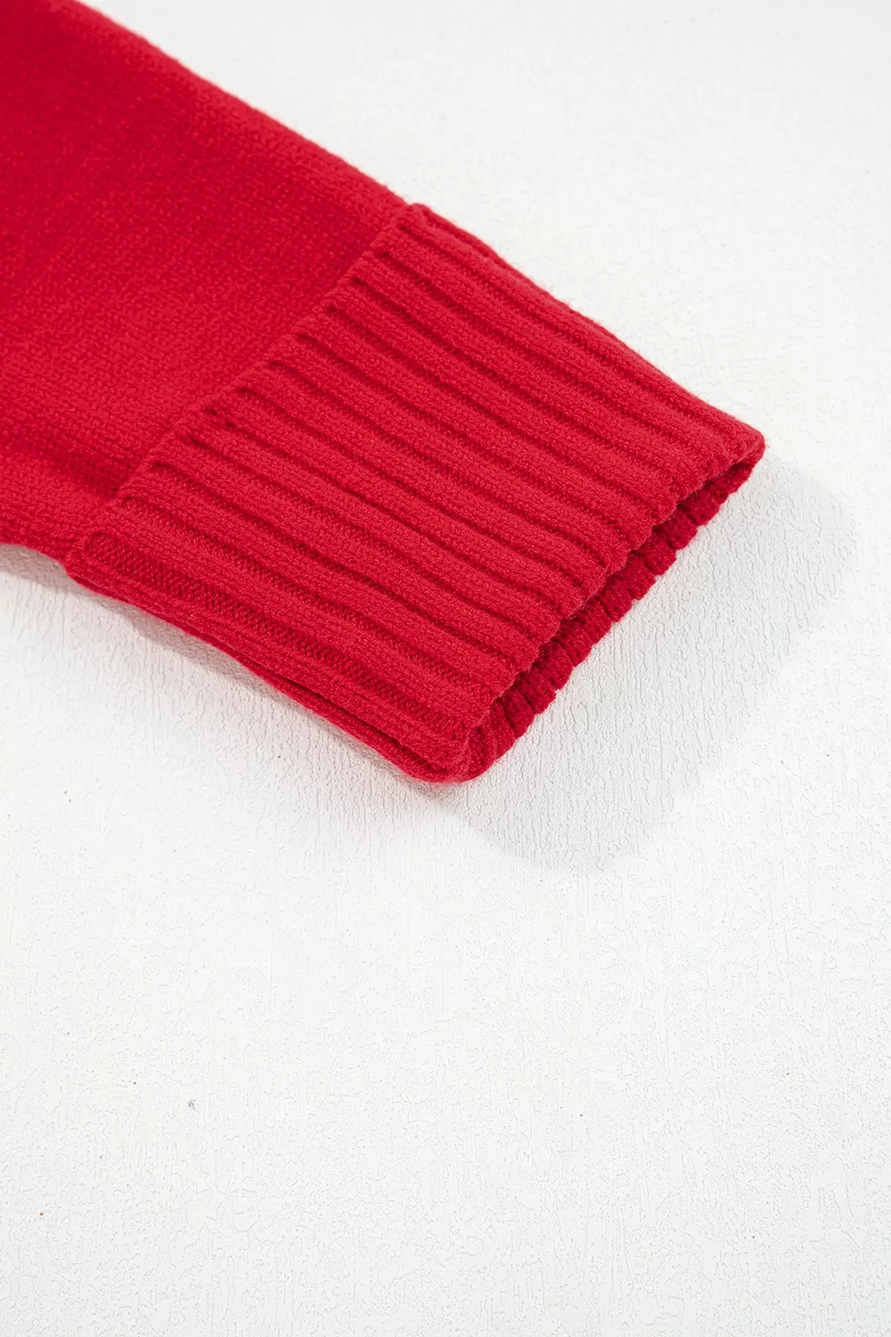 Ribbed Hem Long Sleeve Sweater, image 8