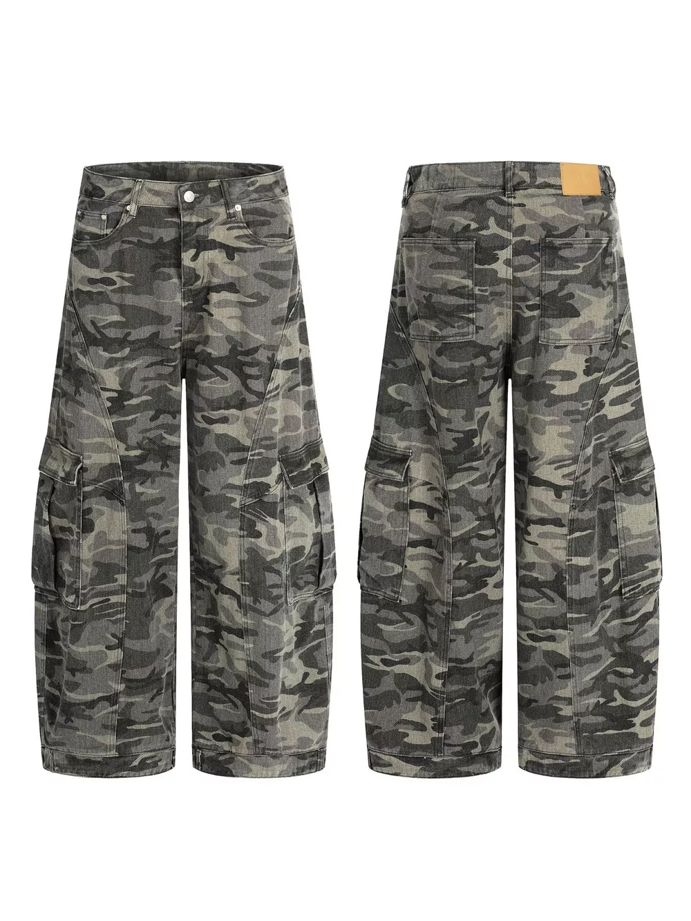 Men's Camouflage Cargo Pants, image 4