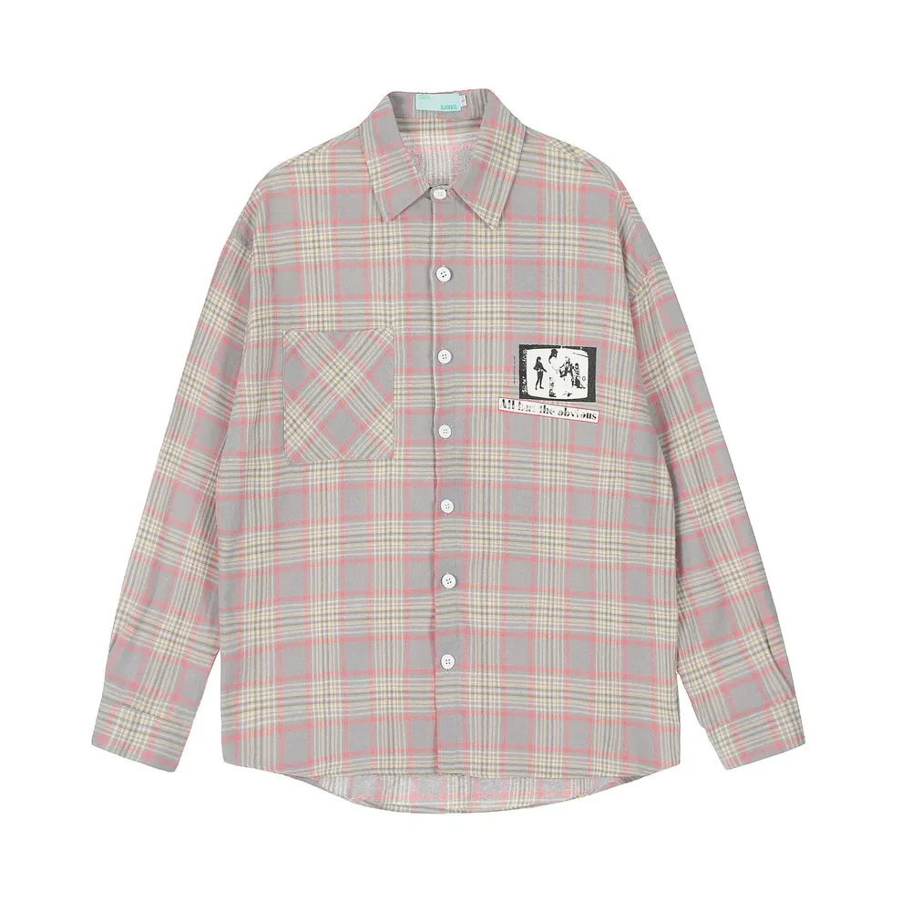 Men's Oversized Plaid Flannel Shirt, image 2