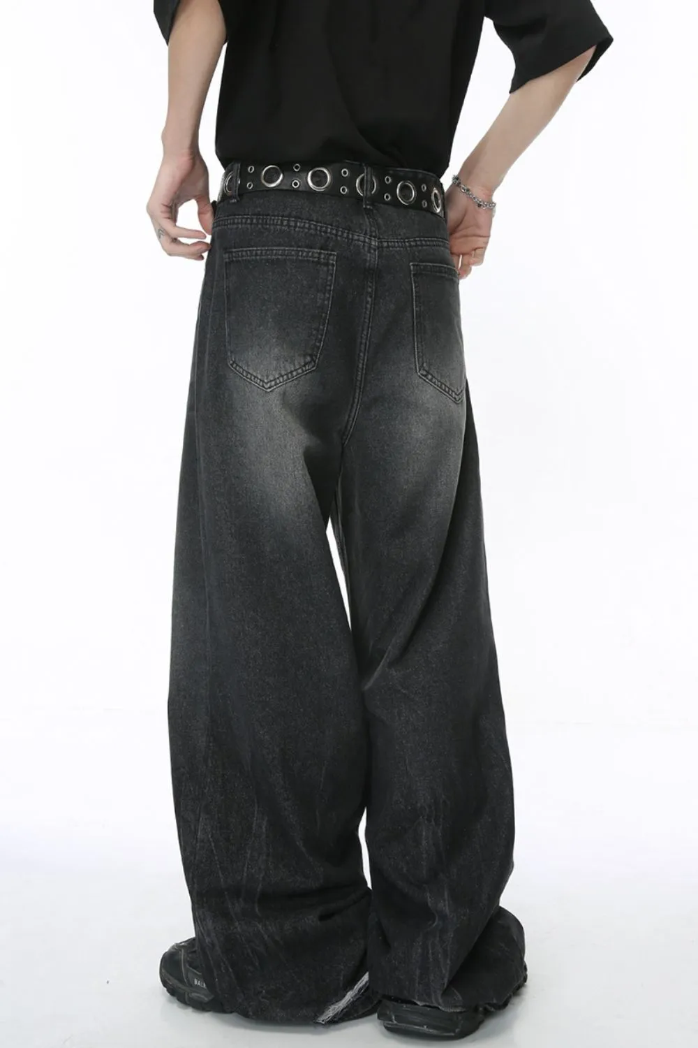 Wide Leg Jeans with Pockets, image 4