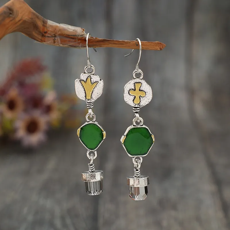 Alloy Asymmetric Earrings, image 2