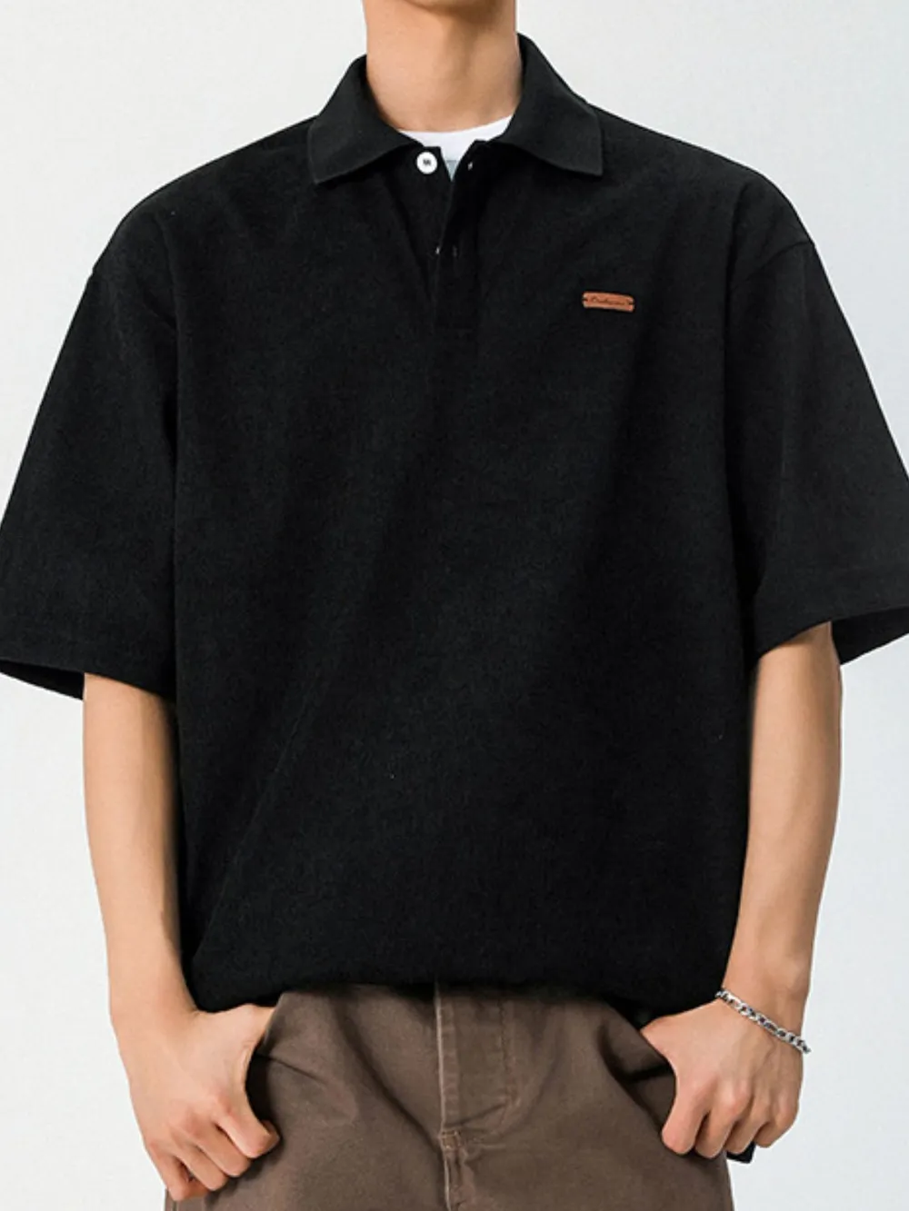 Men's Collared Neck Half Sleeve Polo, image 2