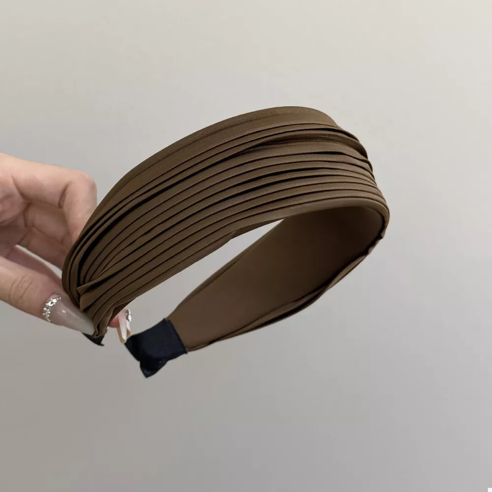 Pleated Wide Hair Headband, image 5