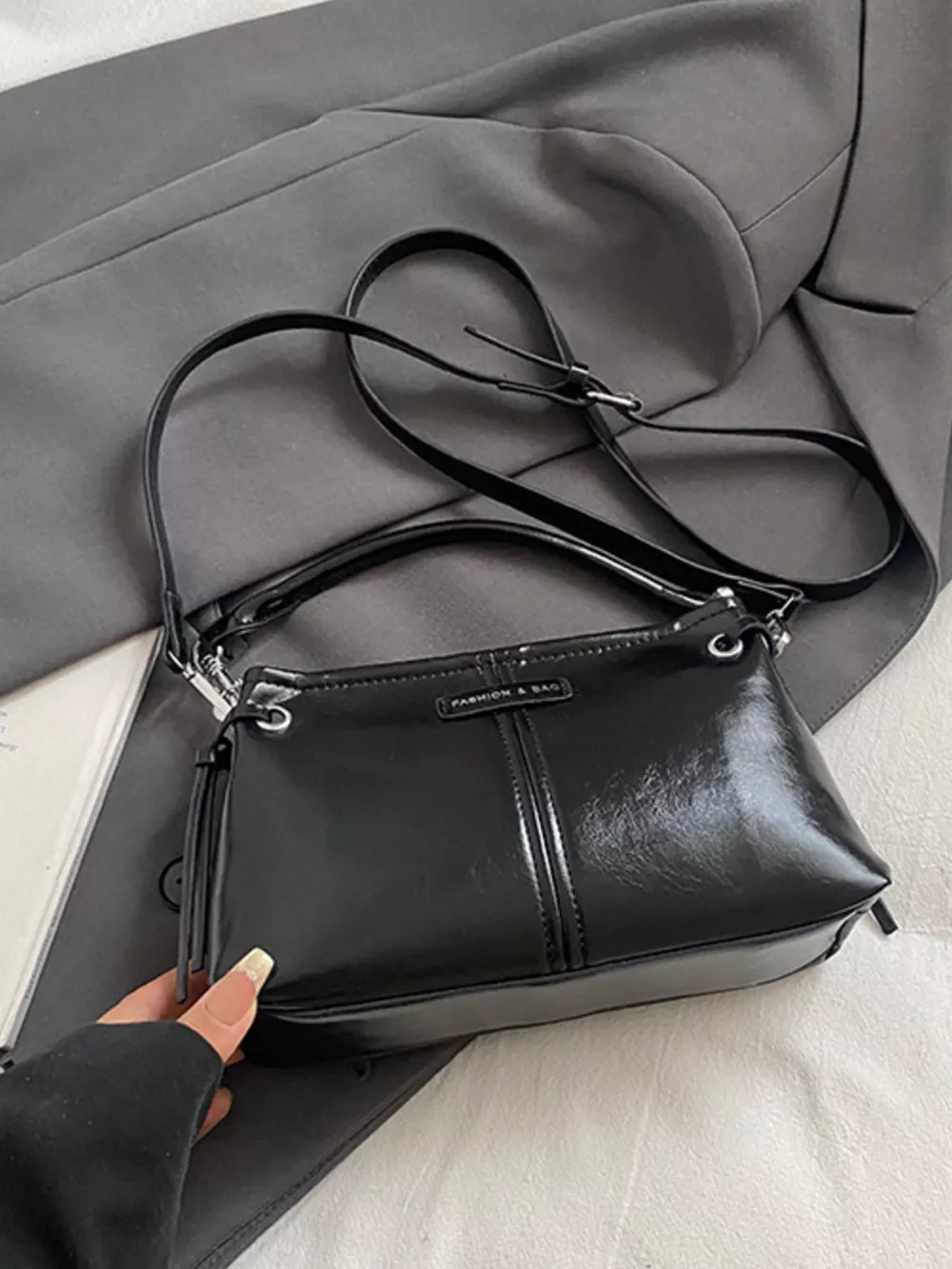 Adjustable Strap Crossbody Bag, image 3