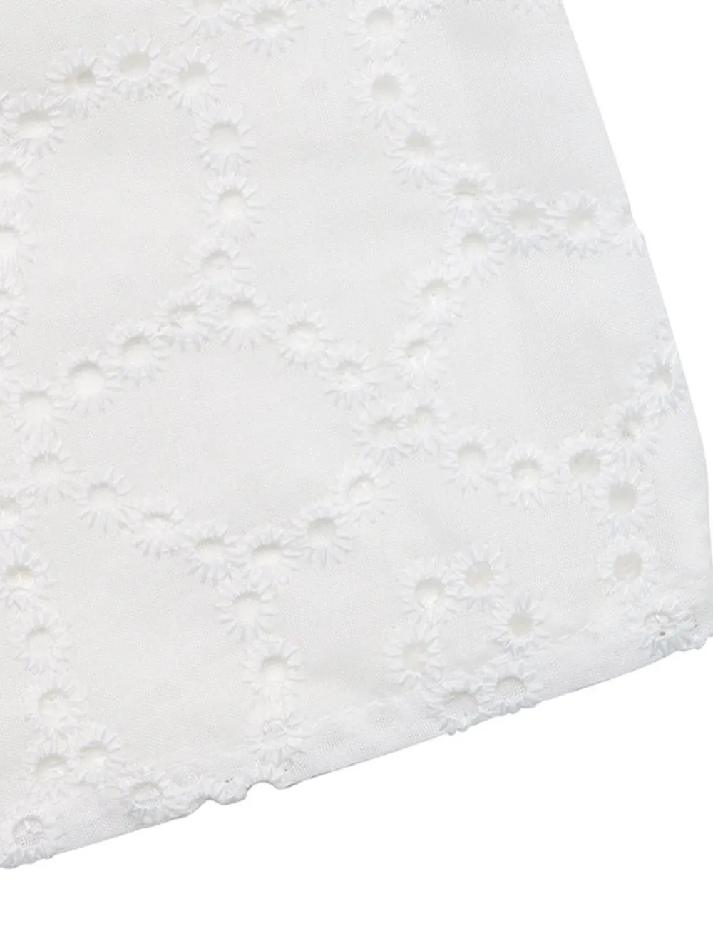 Eyelet Cutout Off-Shoulder Blouse, image 2