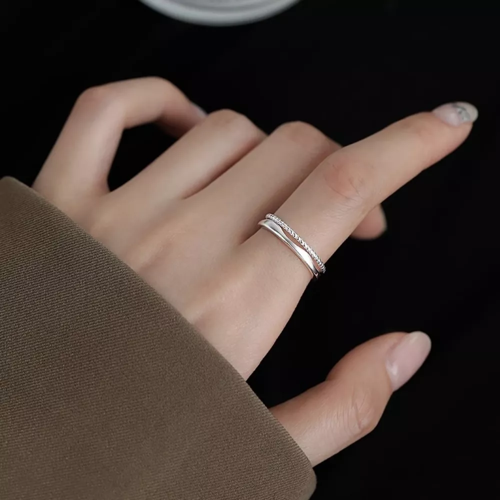 925 Sterling Silver Open Ring, image 5