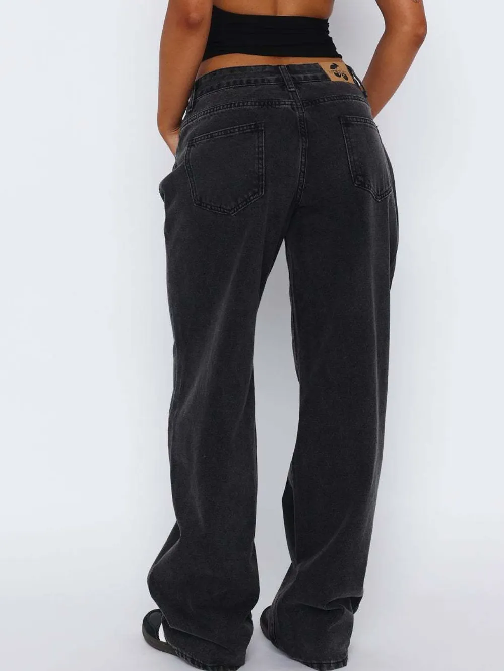 Wide Leg Jeans with Pockets, image 6