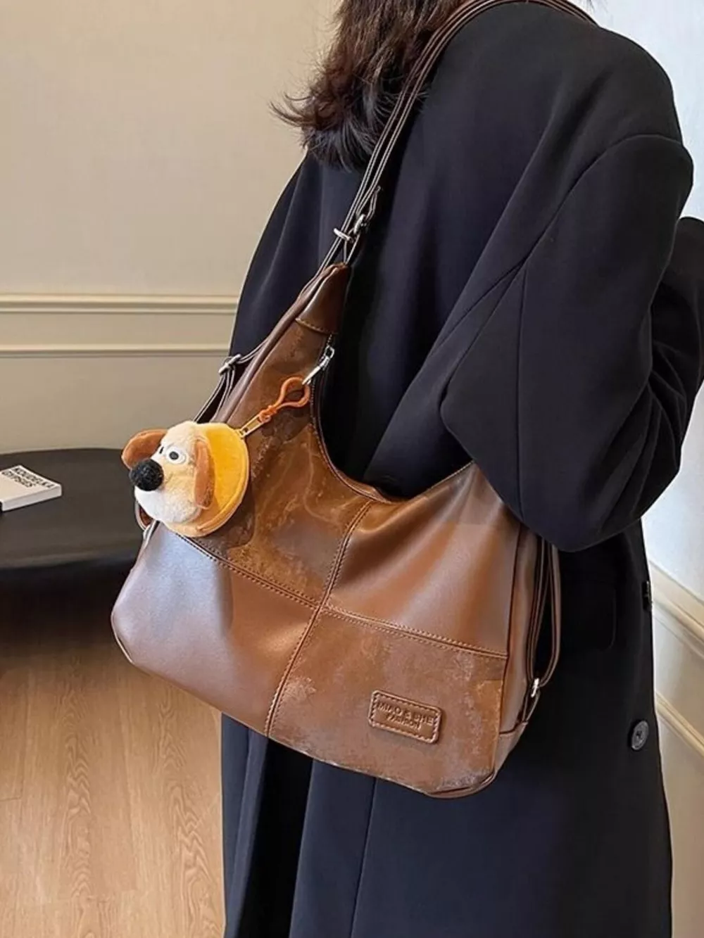Vintage Style Hobo Shoulder Bag, image 7