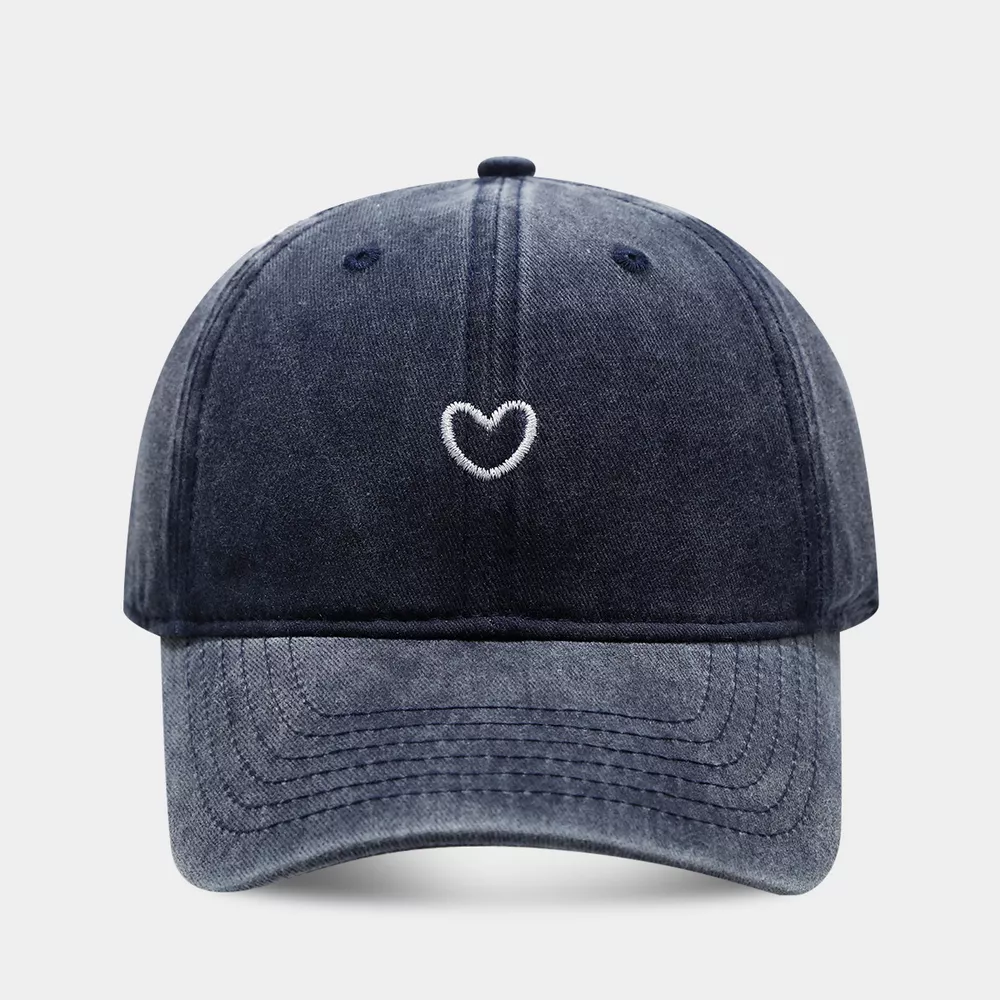 Embroidered Heart Baseball Cap, image 3