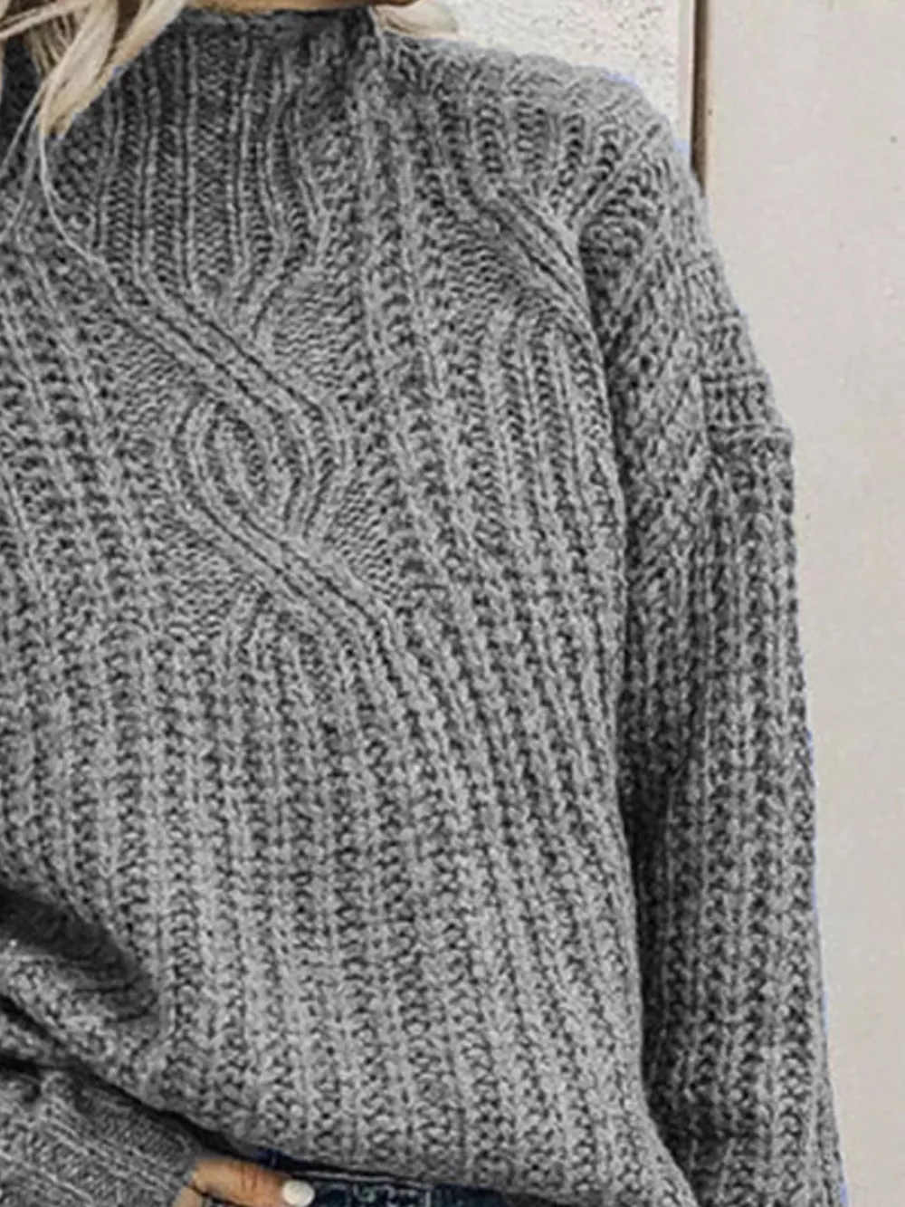 Turtleneck Long Sleeve Sweater, image 4