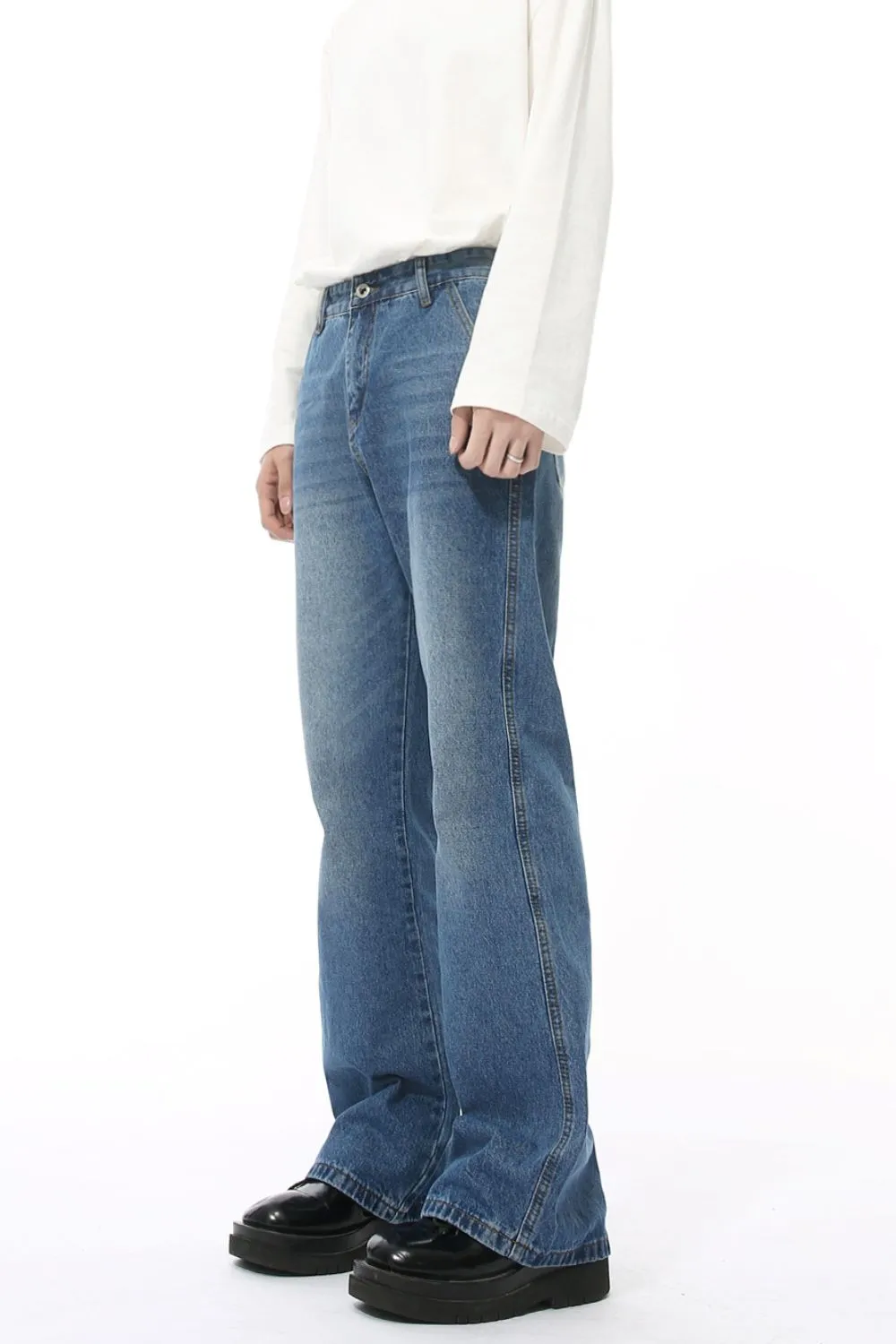 Mid Rise Jeans with Pockets, image 5