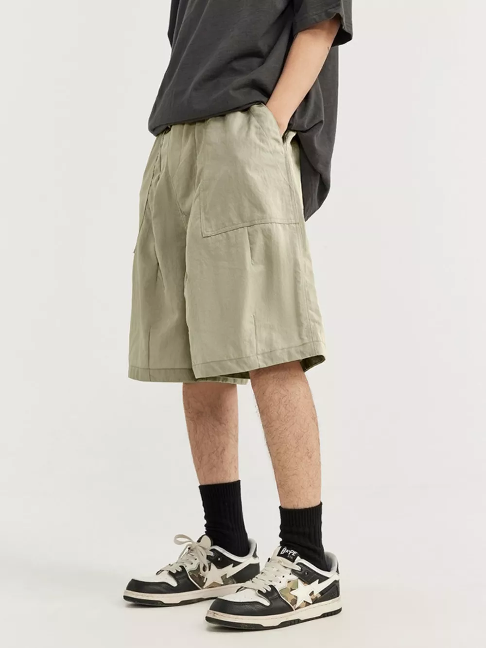 Men's Loose-Fit Drawstring Shorts, image 6