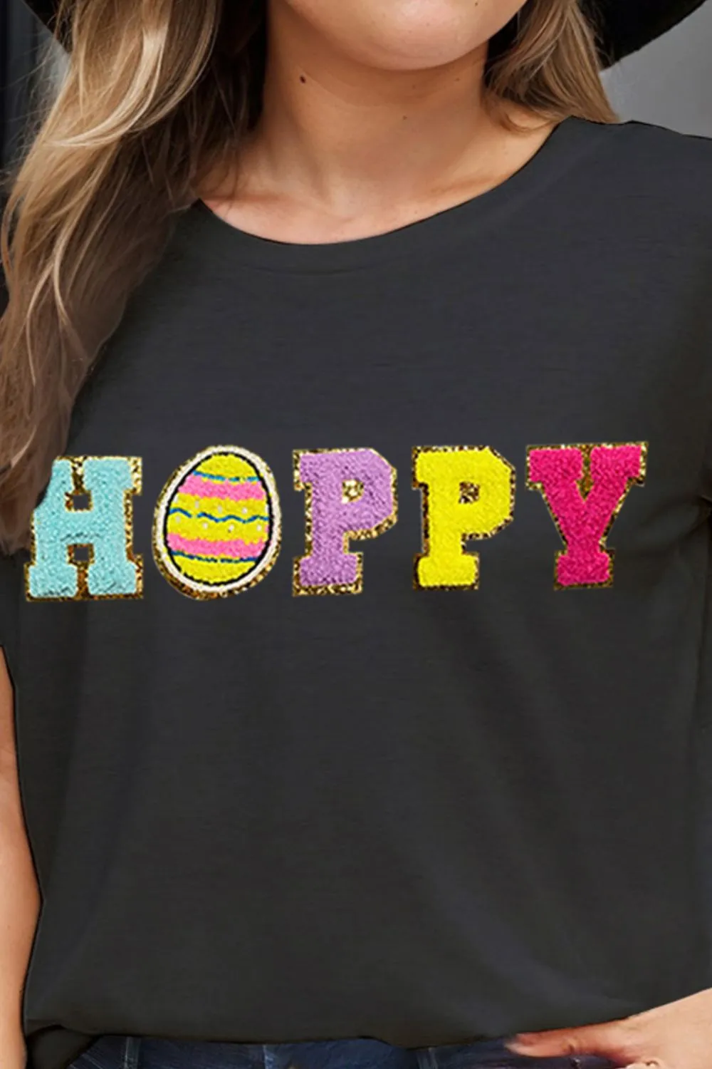 Plus Size Round Neck Short Sleeve T-Shirt, image 3