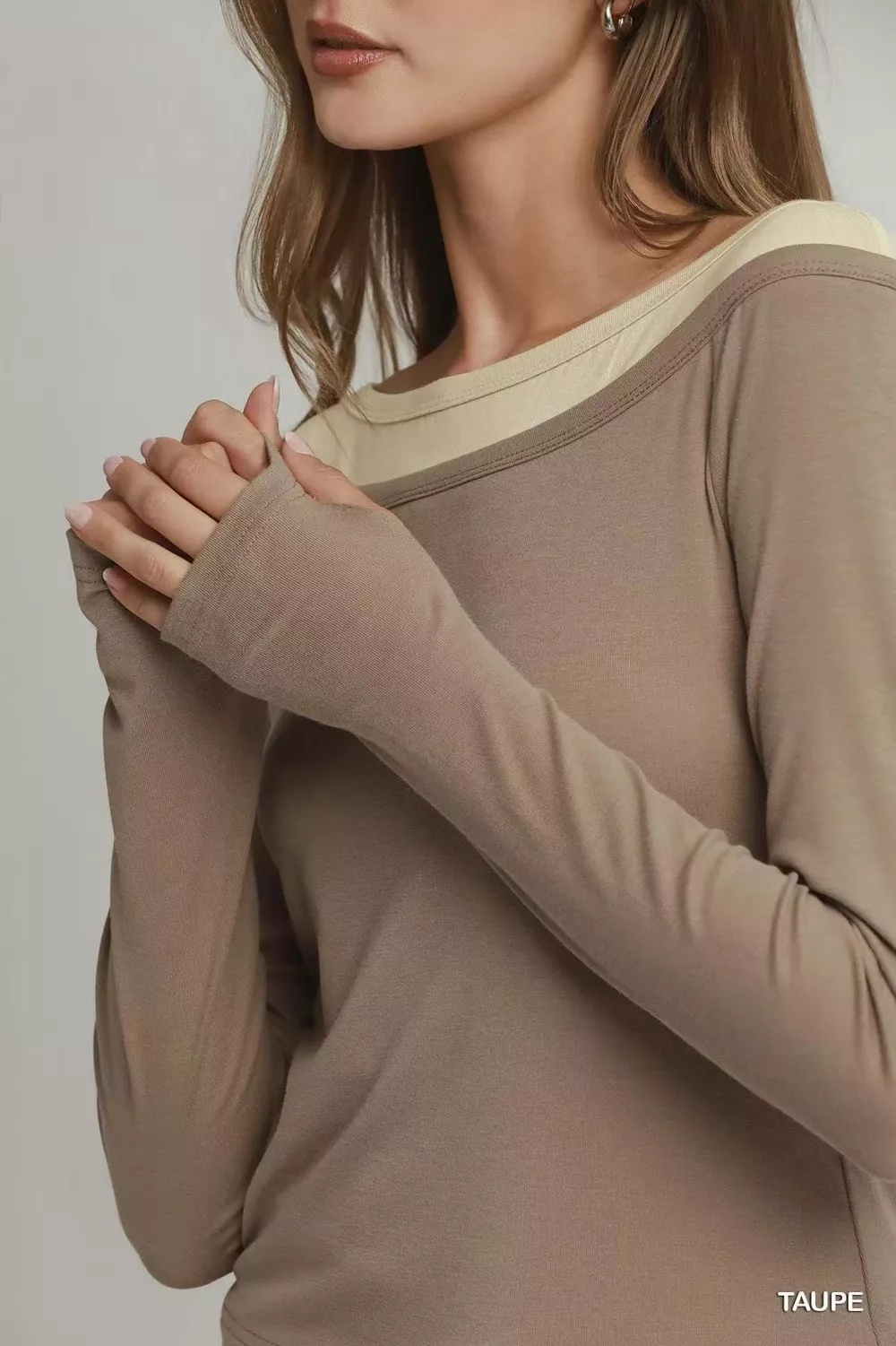 Layered Twofer Long Sleeve Top, image 4