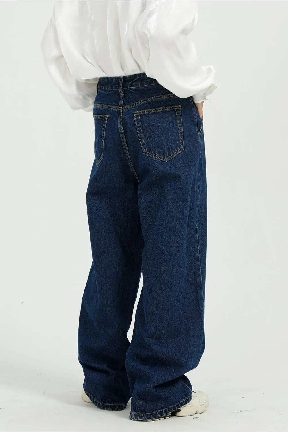 Wide Leg Jeans with Pockets, image 5