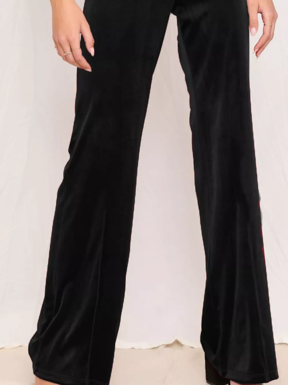 Full Size Velvet Wide Leg Pants Plus Size, image 9