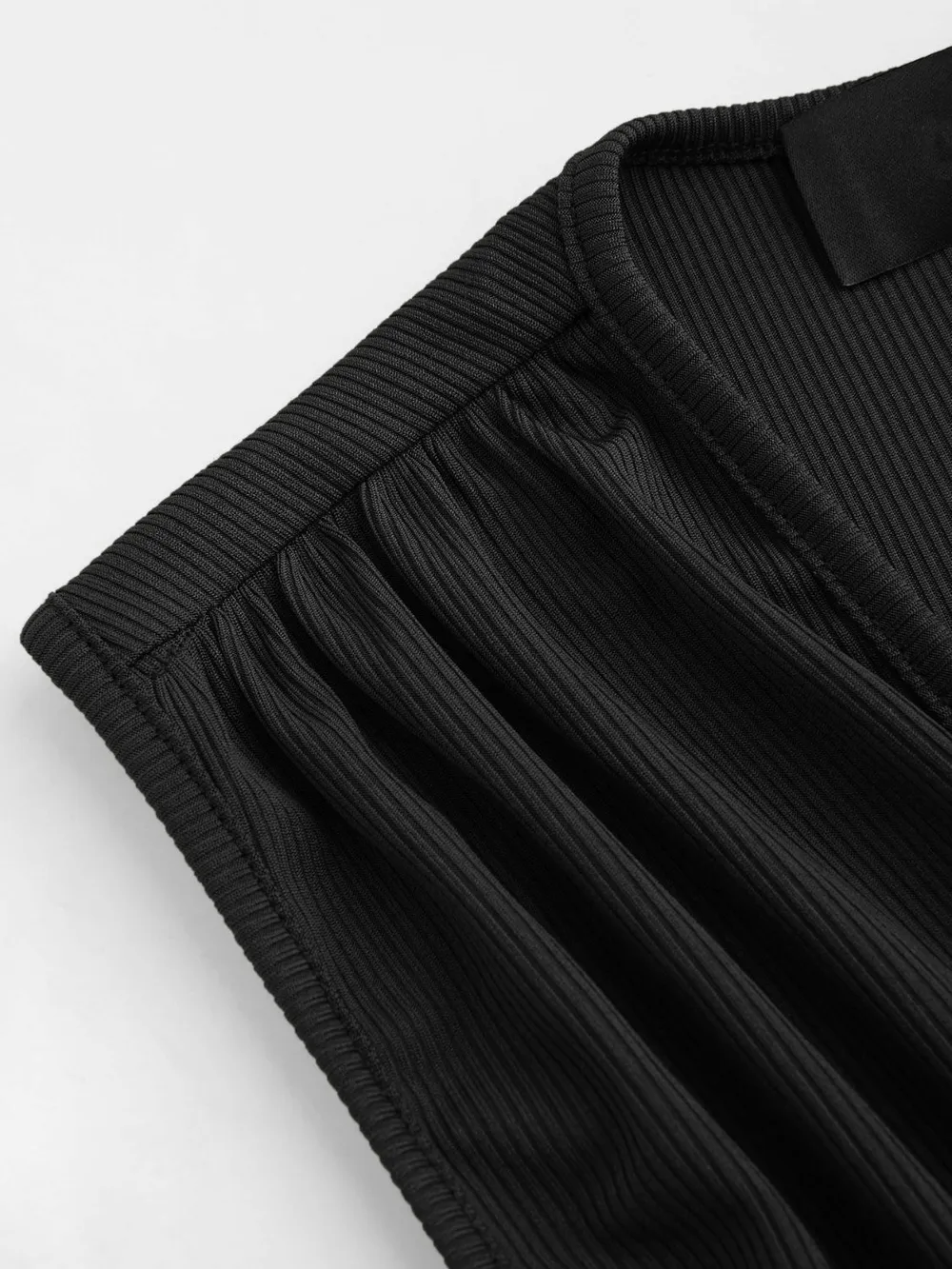 Ruched Plunge Sleeveless Romper, image 8