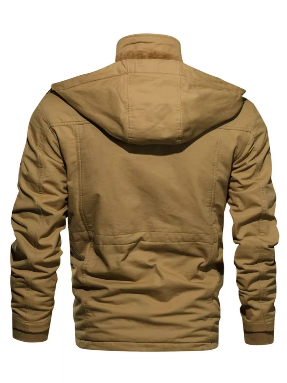 Men's Plus Size Zip Up Lightweight Bomber Jacket, image 4