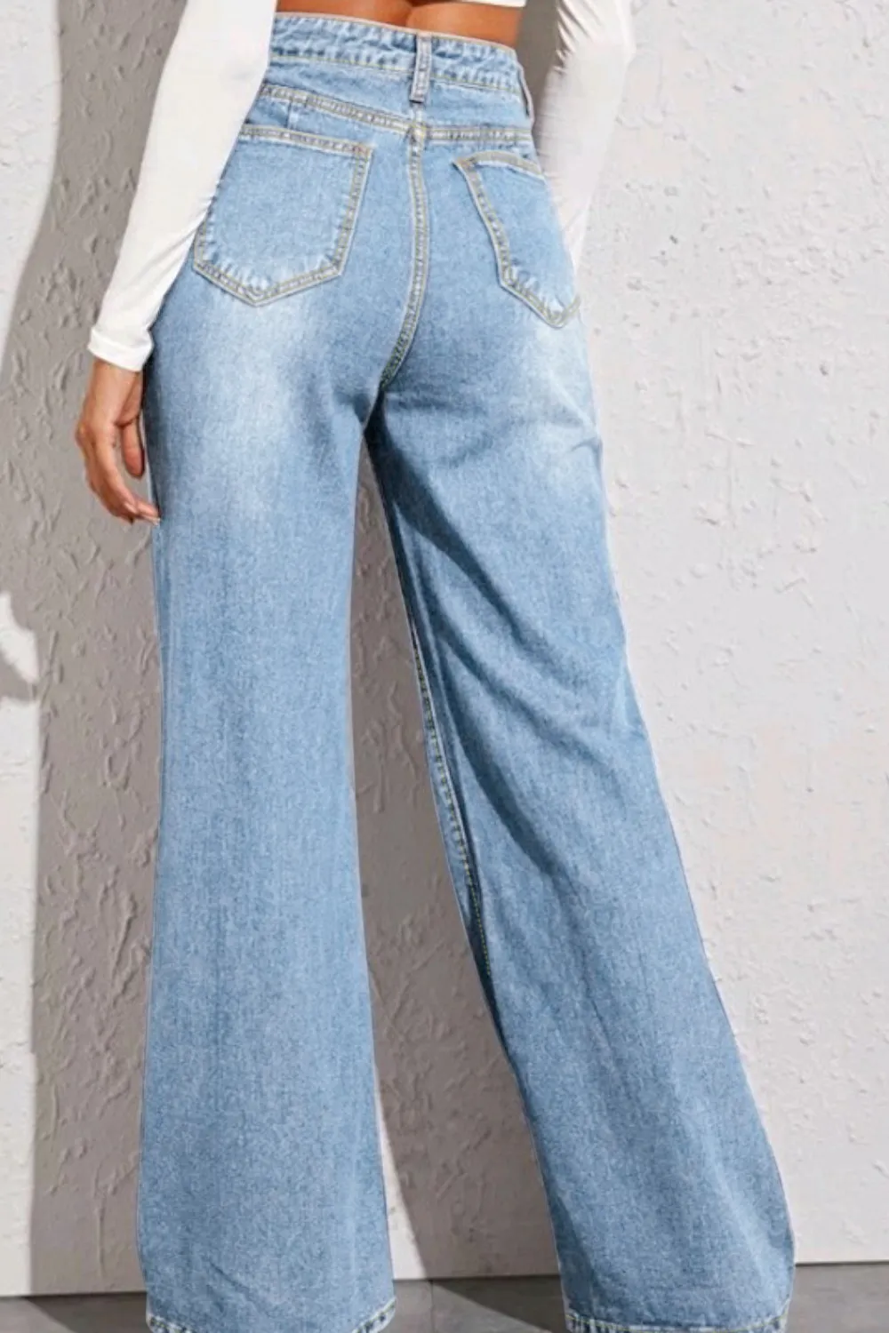 High Waist Wide Leg Jeans, image 2