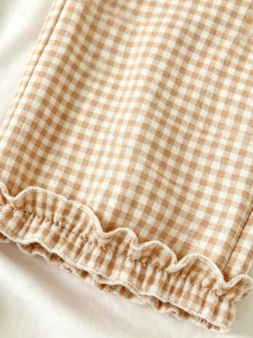 Children's Ruffled Plaid Top and Pants Set, image 11