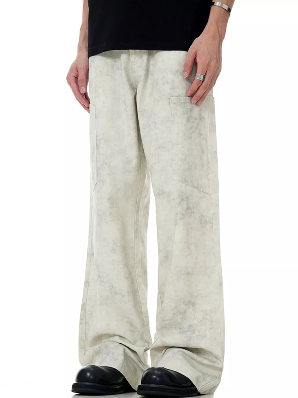 Men's Wide Leg Pants, image 2