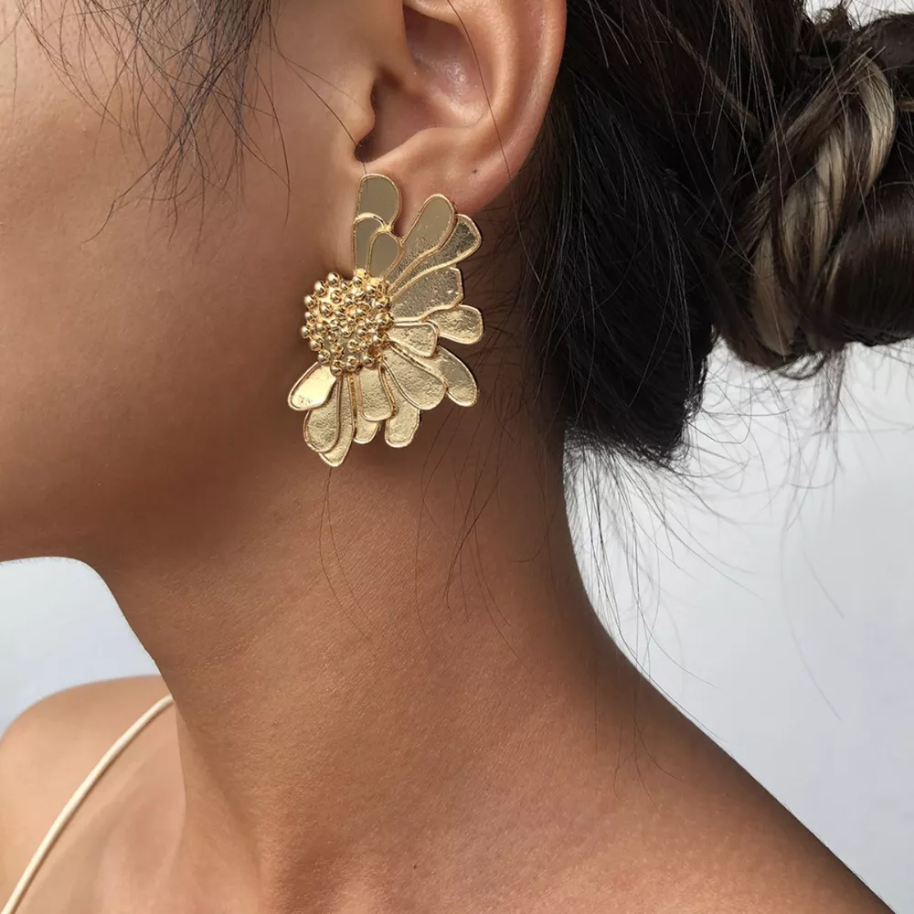 Flower Stud Earrings, image 11