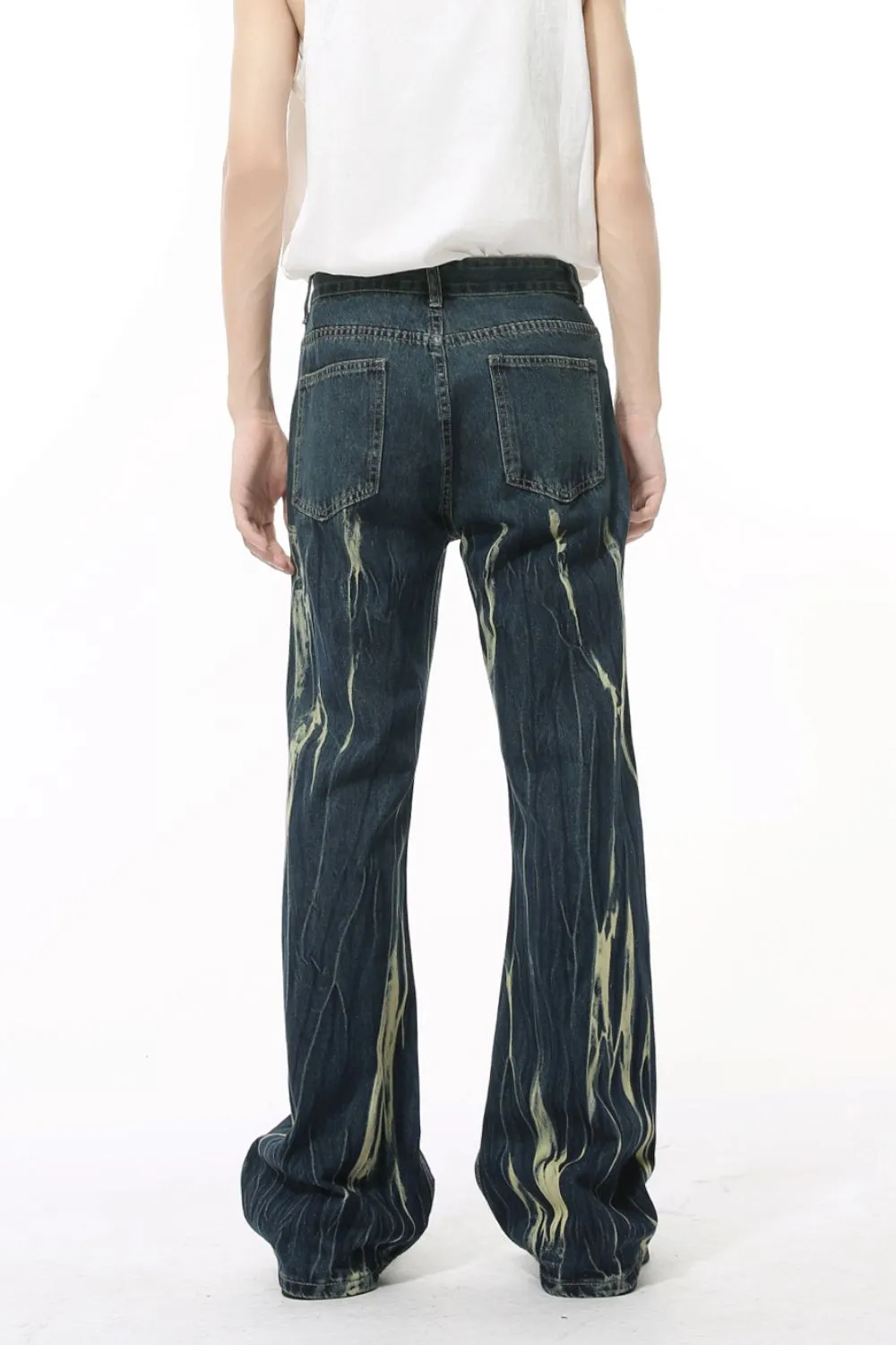 Tie-Dye Jeans with Pockets, image 5
