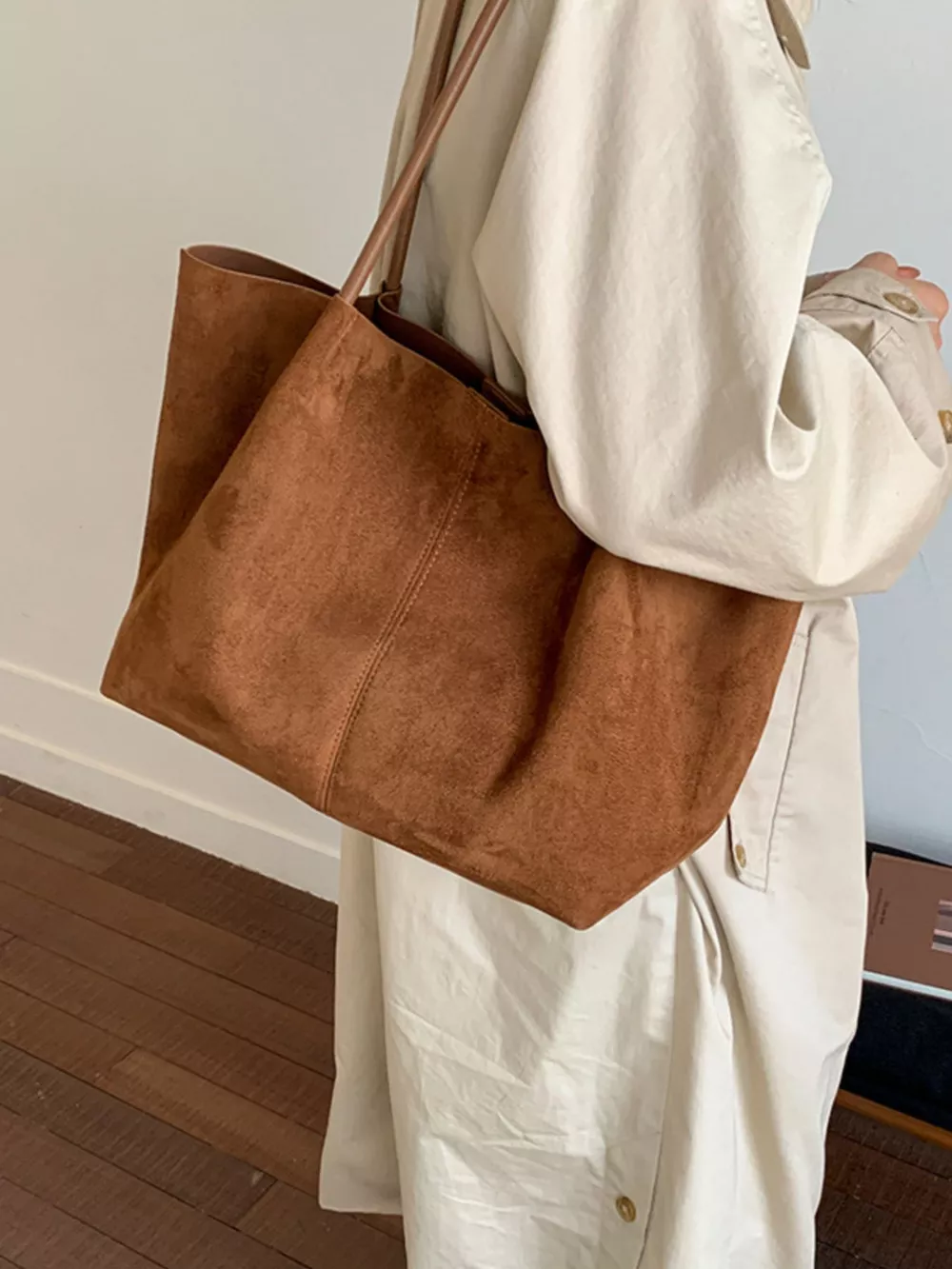 Solid Color Tote Bag, image 3