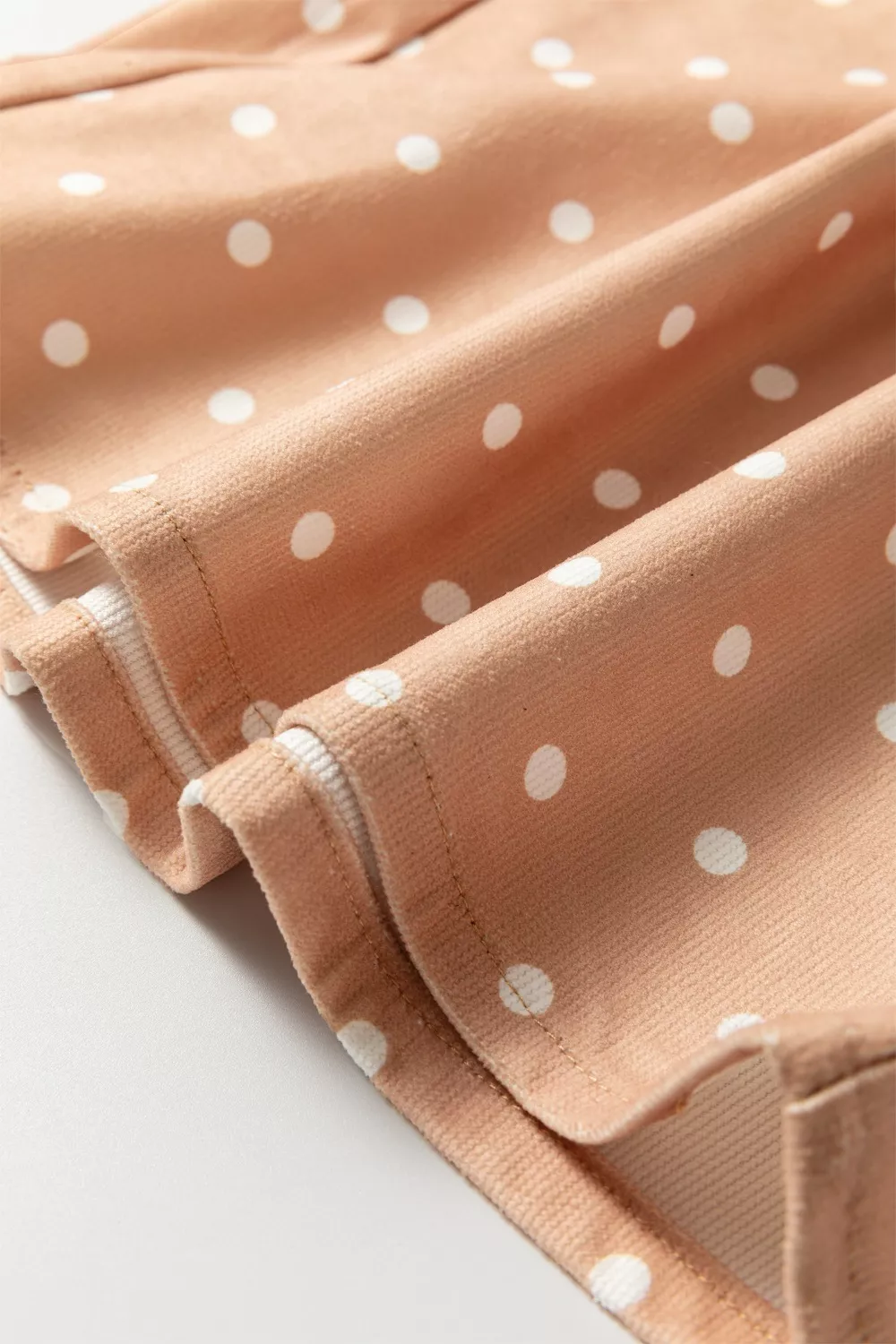 Polka Dot Print Drawstring Wide Leg Pants, image 8