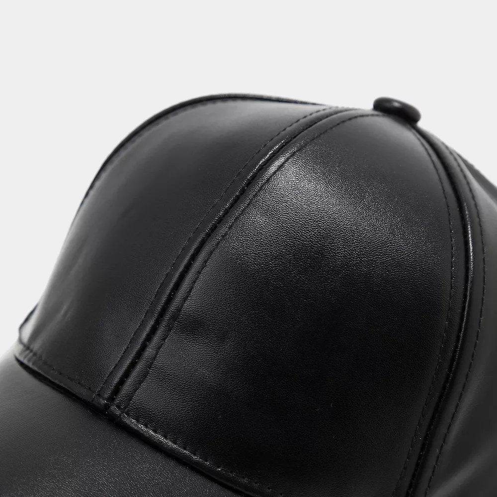 PU Leather Baseball Cap, image 7