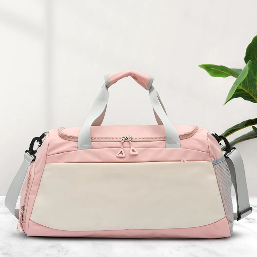 Oxford Cloth Multi Pockets Adjustable Strap Travel Bag, image 2