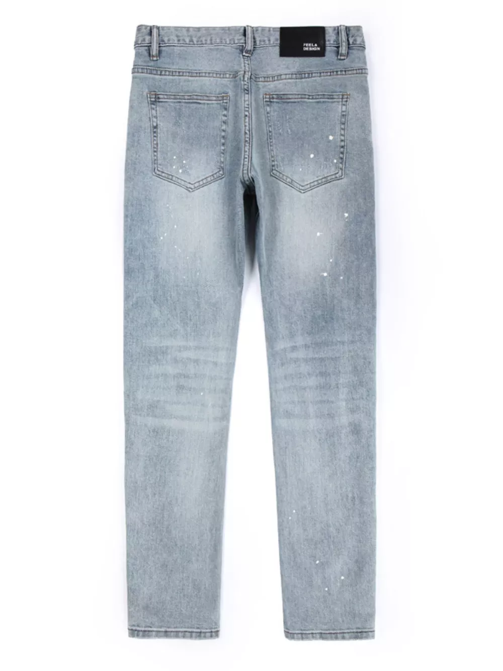 Men's Distressed Slim Fit Jeans, image 2