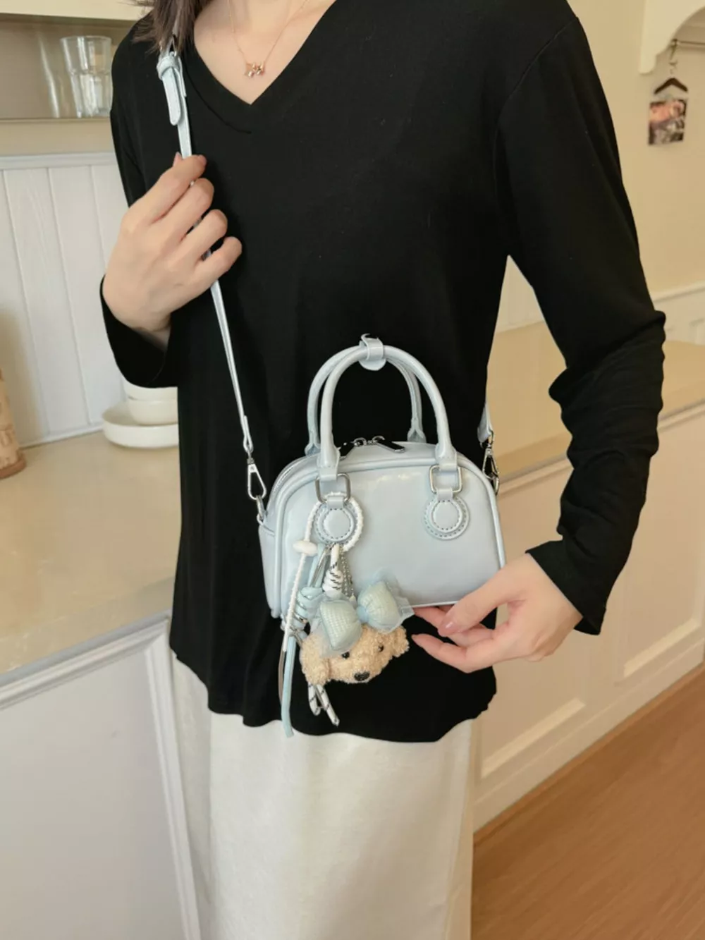 PU Leather Mini Crossbody Bag, image 2