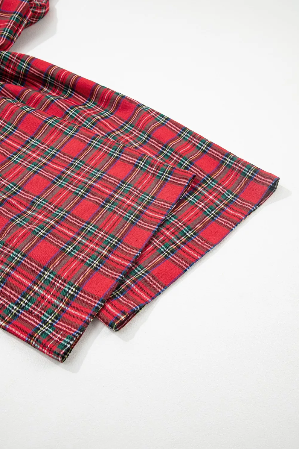 Plaid Wide-Leg Pants, image 3