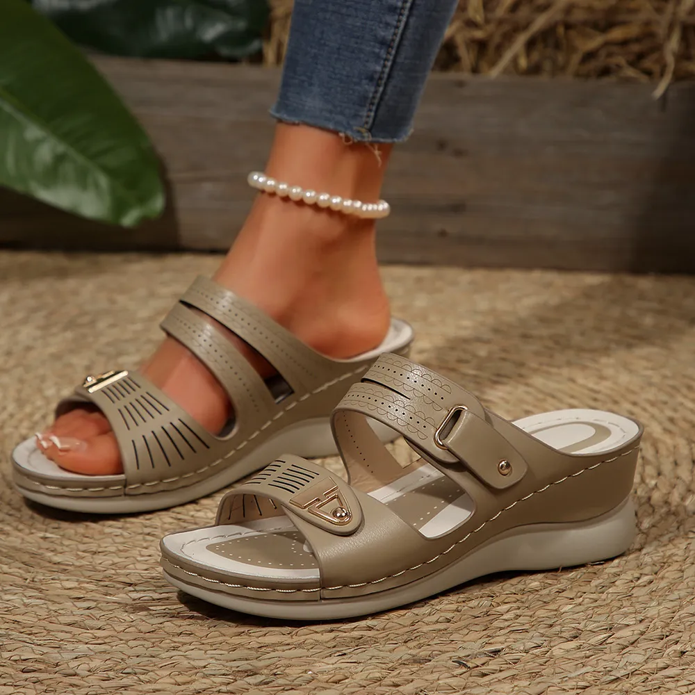 Open Toe Wedge Sandals