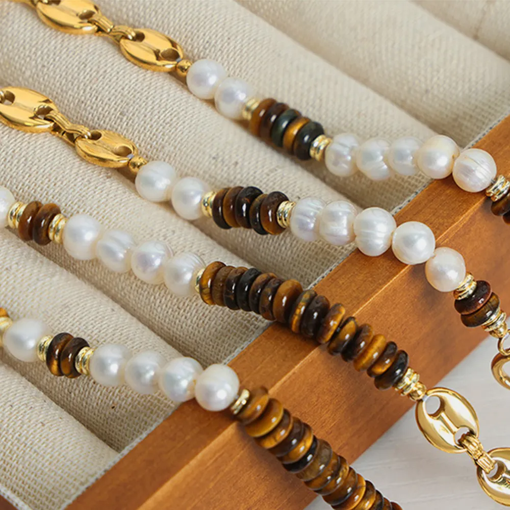 18K Gold-Plated Titanium Steel Necklace, image 5