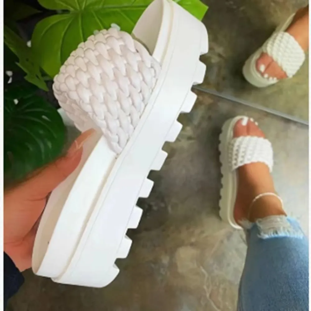PU Leather Open Toe Platform Sandals, image 7