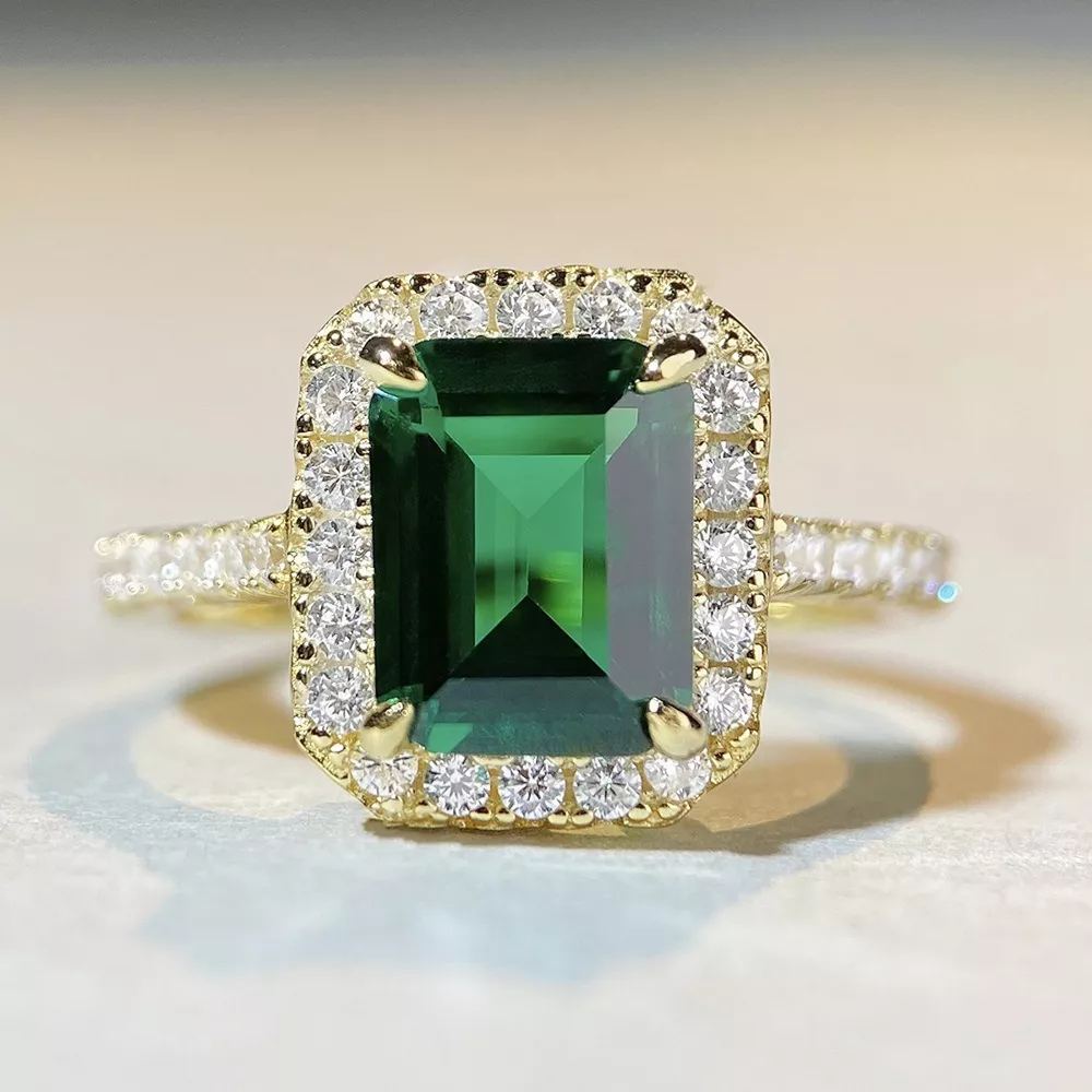 925 Sterling Silver Zircon Geometric Ring, image 3