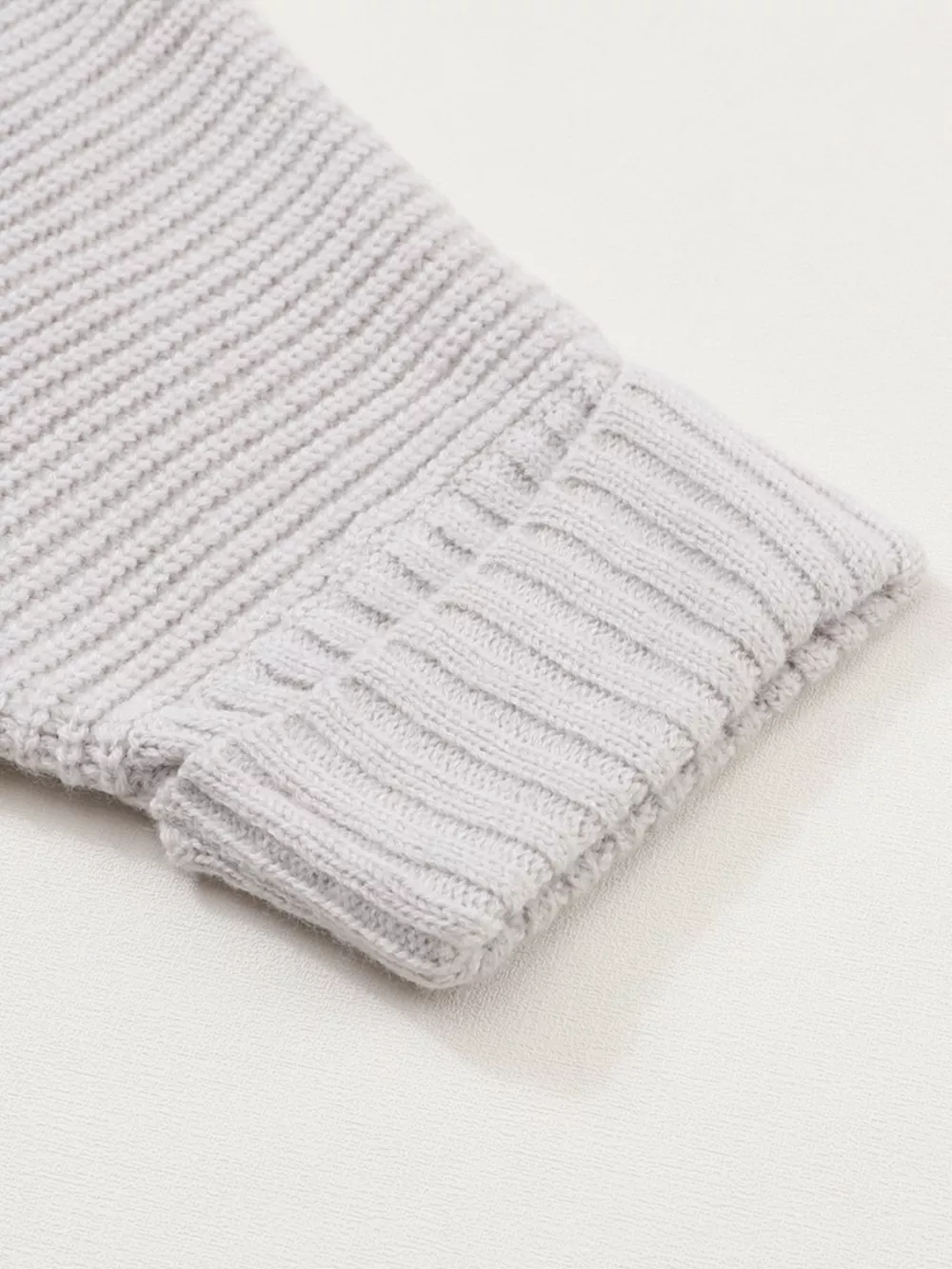 Oversized Fold Over Sleeve Open Front Cardigan, image 2