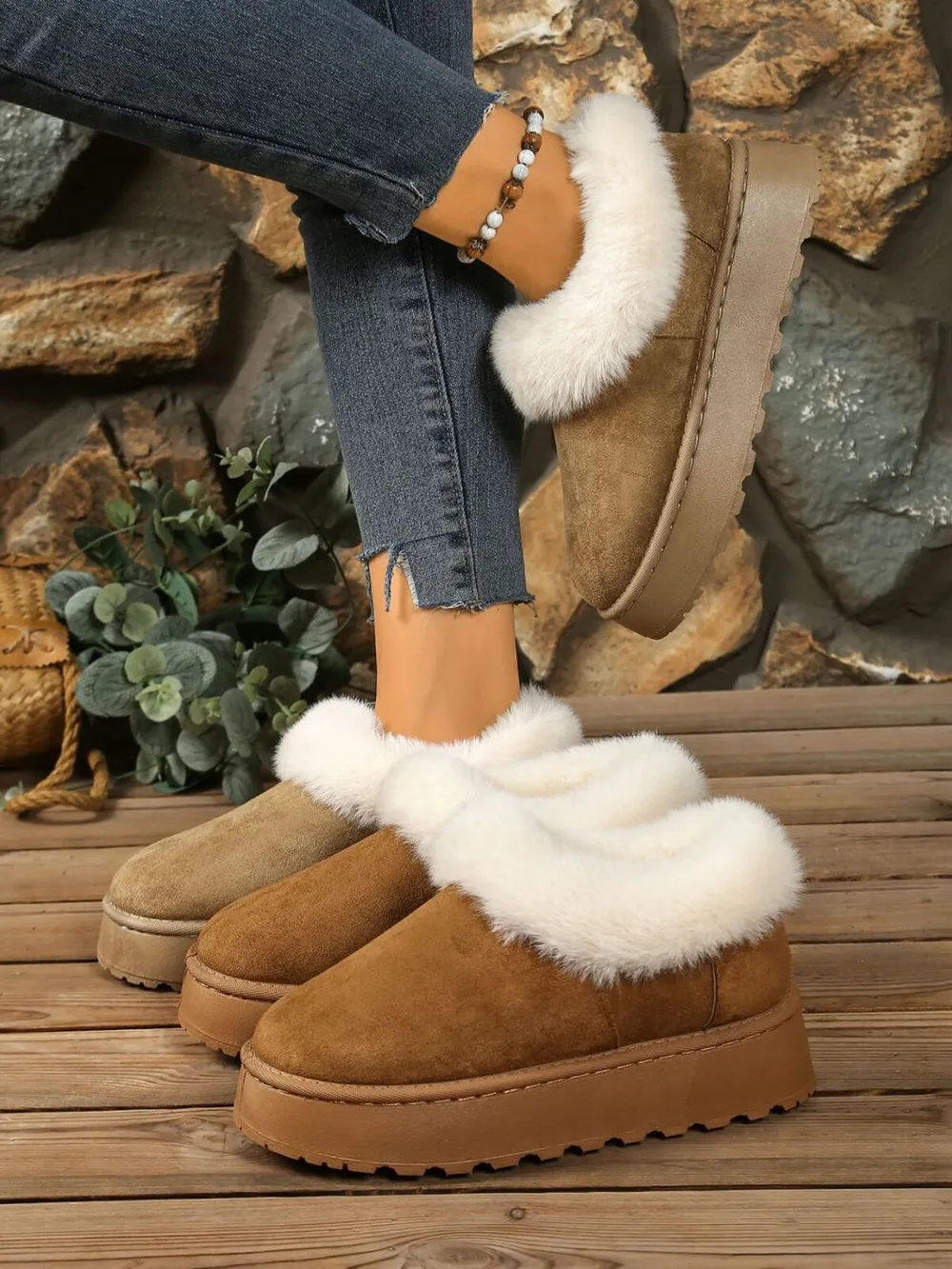 Round Toe Platform Boots, image 2