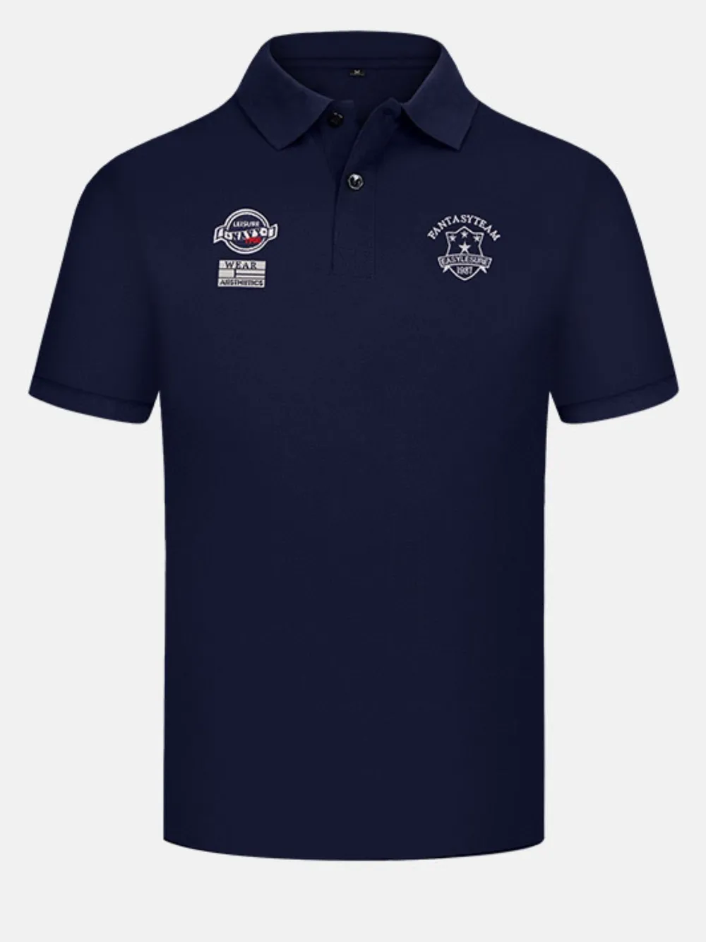 Men's Collared Neck Short Sleeve Polo, image 6