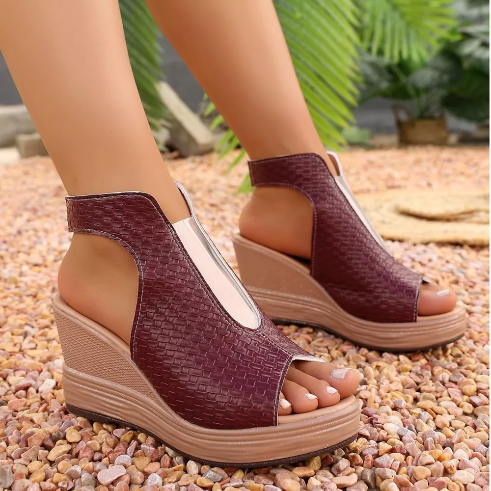 Open Toe Wedge Sandals, image 10