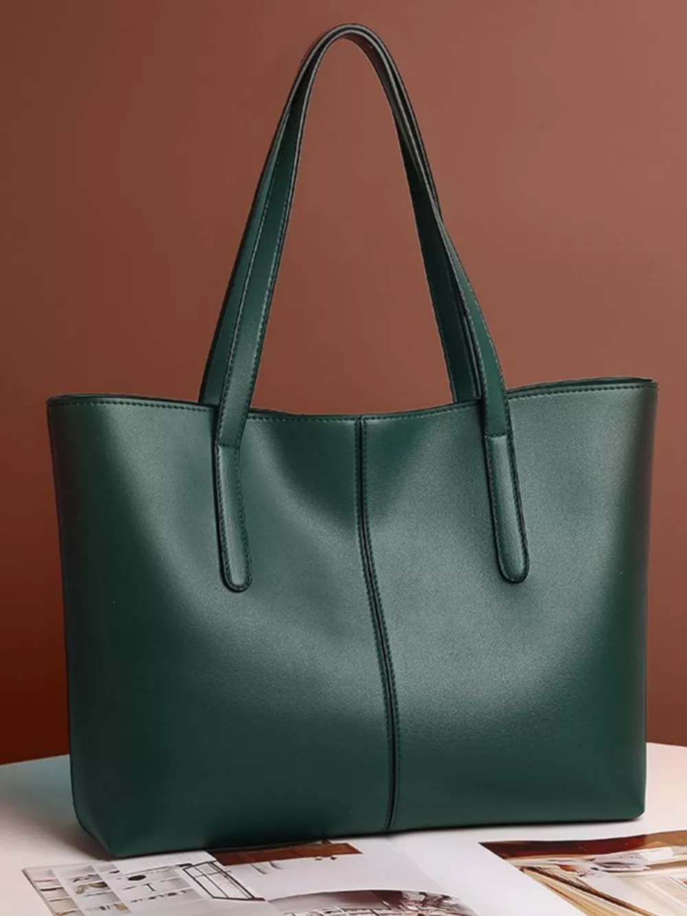 PU Leather Tote Bag, image 3