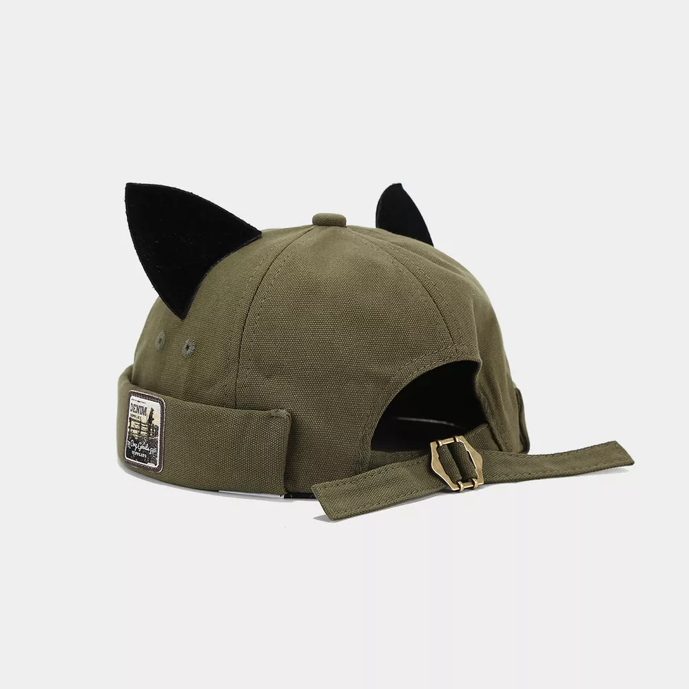 Cat Ear Brimless Hat, image 2