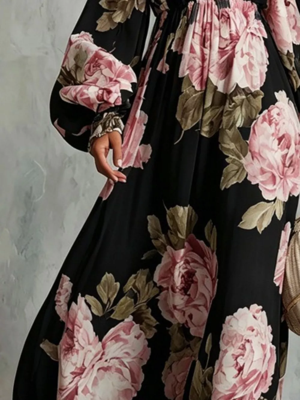 Floral Off Shoulder Maxi Dress, image 6