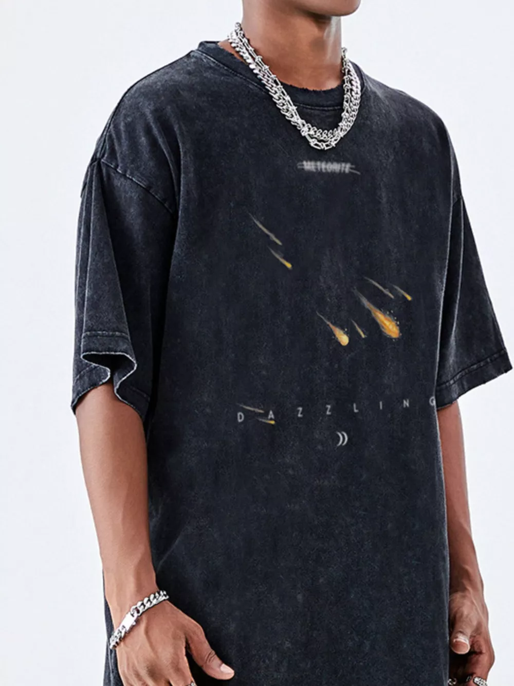 Men's Round Neck Half Sleeve T-Shirt, image 2