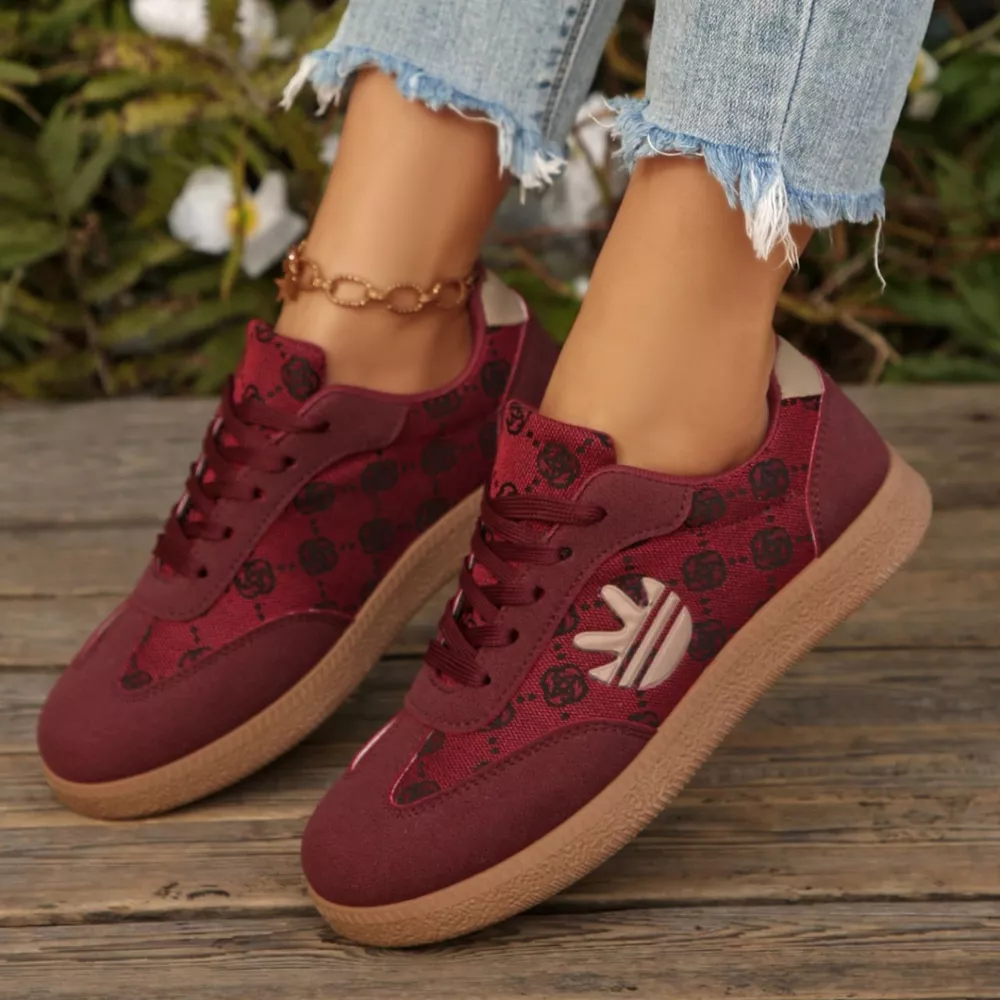 Round Toe Lace Up Sneakers, image 6