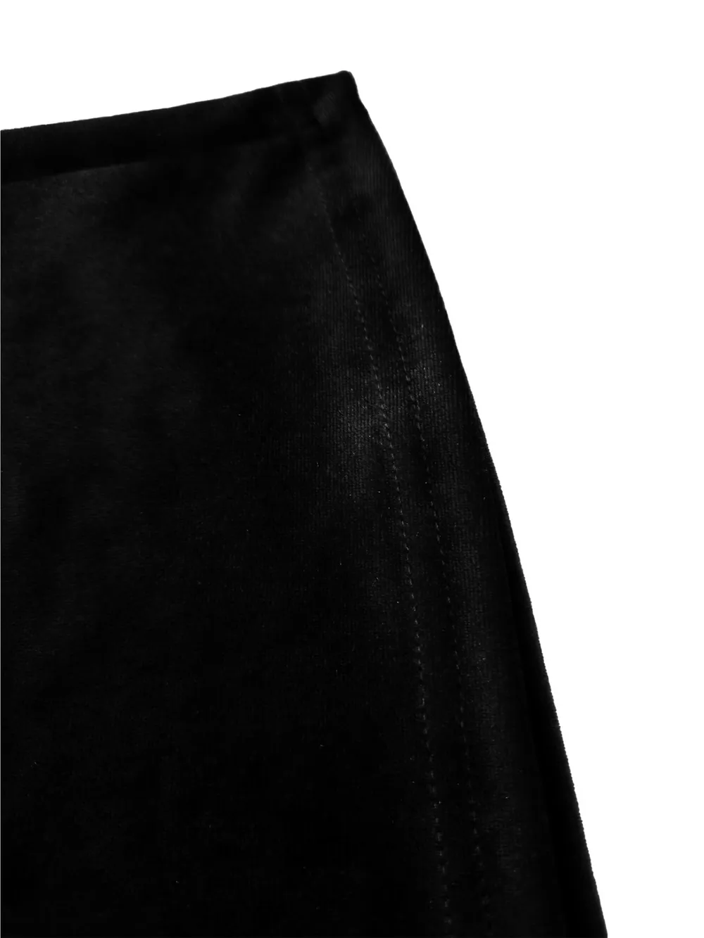 High Waist Velvet Flare Pants, image 4