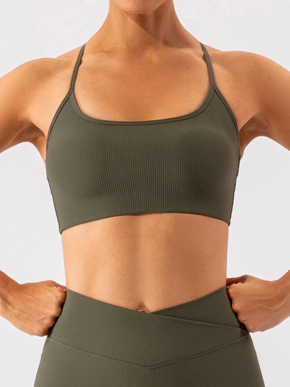 Spaghetti Strap Active Bra, image 12
