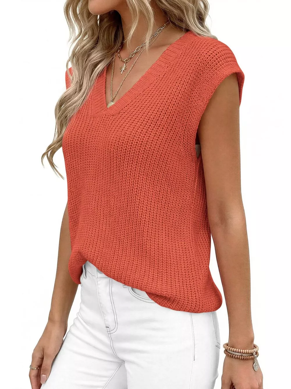 V-Neck Sweater Vest, image 14